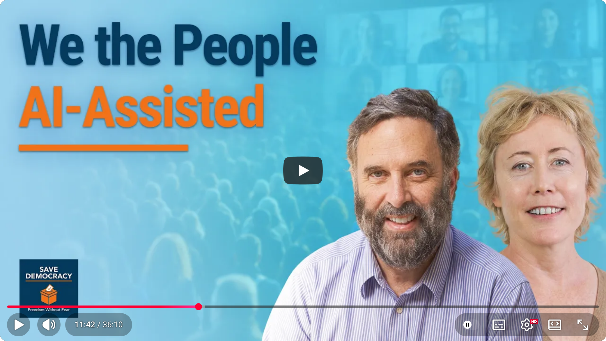“Democracy is about connecting the [informed] will of the people to what actually happens”